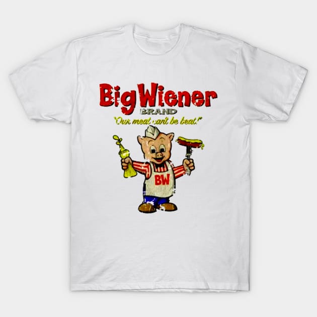 Vintage Big Wiener Brand T-Shirt by Noeniguel